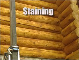  Jackson County, Kentucky Log Home Staining